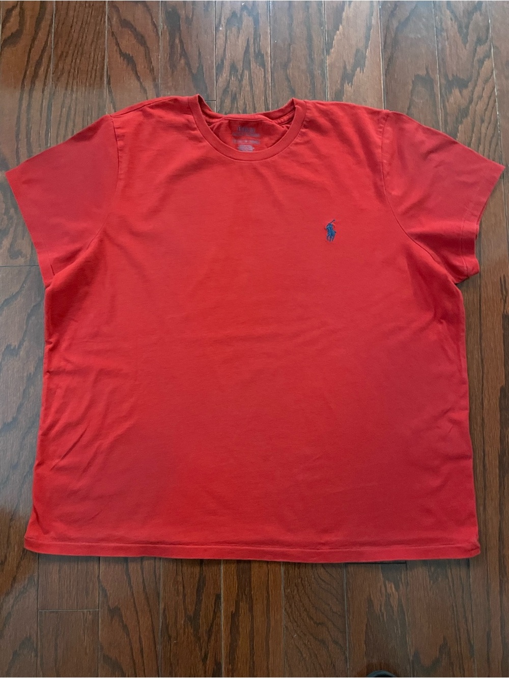 Polo by Ralph Lauren Red Short Sleeve Tee with Navy Pony